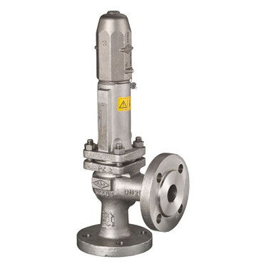 Spring-loaded safety valve Type 15561 series 55.923 stainless steel low-lifting flange